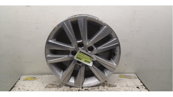 Używane Obrecz Volkswagen Polo V (6R) 1.0 12V BlueMotion Technology Cena € 42,00 Procedura marży oferowane przez Binckhorst BV