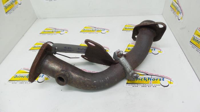 Exhaust front section from a Mazda 323 Fastbreak (BJ14) 1.5 LX,GLX 16V 1999