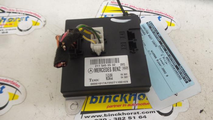 Used Body control computer Mercedes E (W210) 2.7 E-270 CDI 20V Price € 105,00 Margin scheme offered by Binckhorst BV