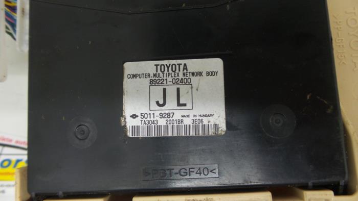 Boîte à fusibles d'un Toyota Corolla (E15) 1.6 Dual VVT-i 16V 2013