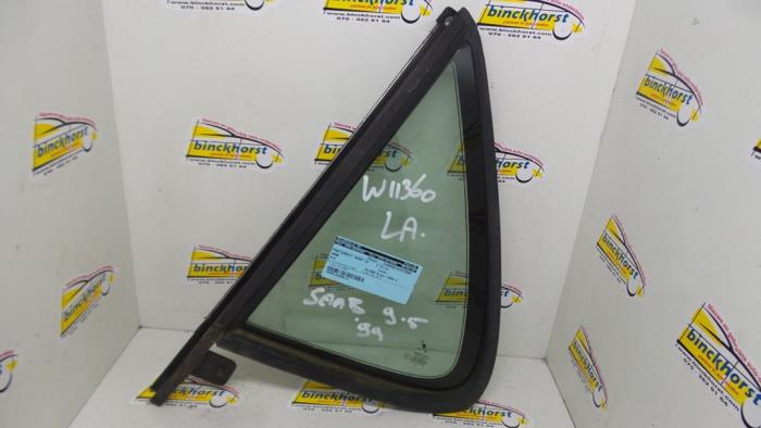 Usados Ventanilla triangular izquierda detrás Saab 9-5 Estate (YS3E) 2.0t 16V Precio € 31,50 Norma de margen ofrecido por Binckhorst BV