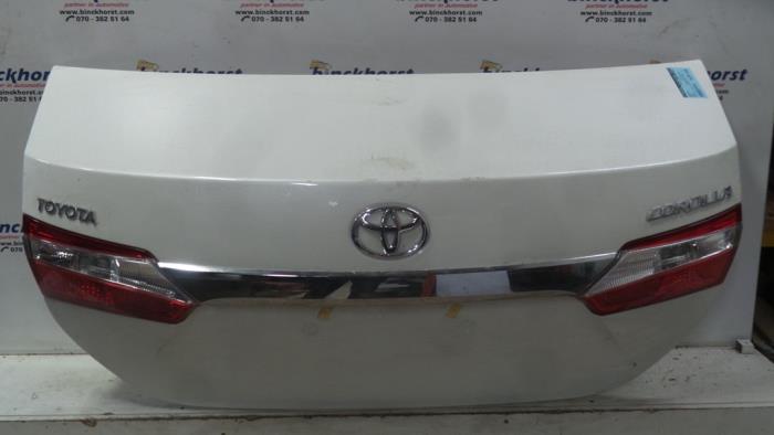 Hayon arrière d'un Toyota Corolla (E15) 1.6 Dual VVT-i 16V 2013