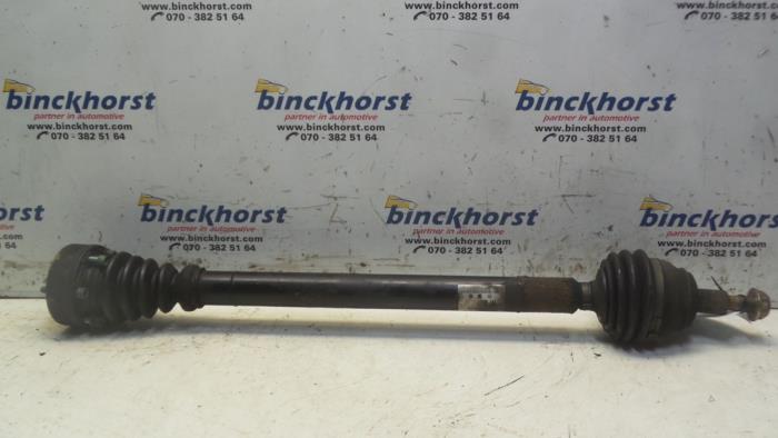 Front drive shafts, right with gearbox code EGR stock