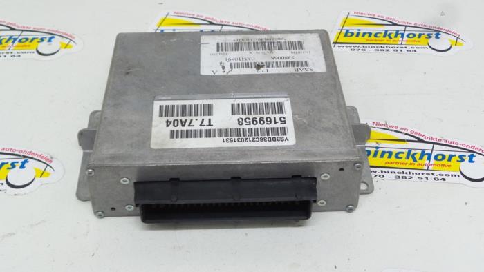 Engine management computer Saab 9-3 I (YS3D), 1998 / 2002 2.0t 16V, Hatchback, Petrol, 1.985cc, 113kW (154pk), FWD, B204E, 1998-10 / 2002-09 (Used)