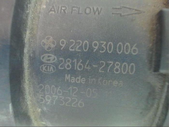 Airflow meter from a Hyundai H-1/H-200 2.5 CRDi Powervan 2007
