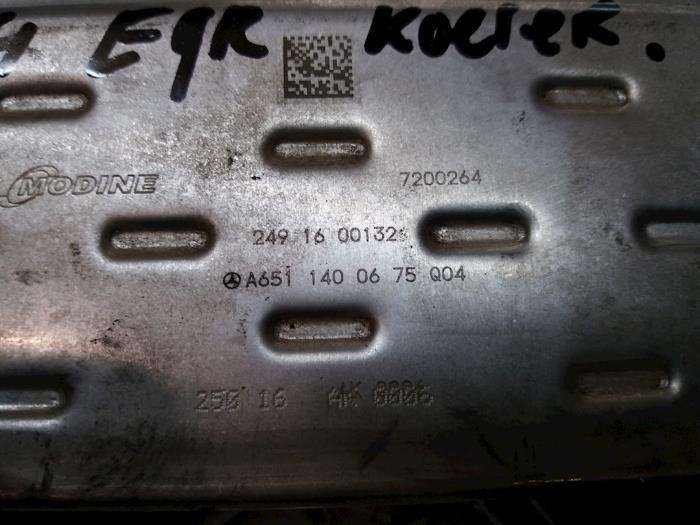 Refrigerador EGR de un Mercedes-Benz E (W212) E-220 CDI 16V BlueEfficiency 2010
