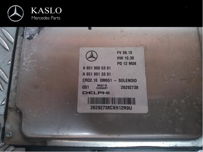 Zündschloss + Steuergerät van een Mercedes-Benz E (C207) E-220 CDI 16V BlueEfficiency 2011