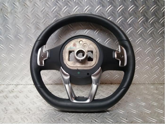 Steering wheel from a Mercedes-Benz C (W205) C-300 2.0 Turbo 16V 2018