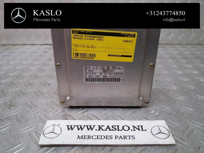 Used Engine management computer Mercedes S (W220) 5.0 S-500 V8 24V Price on request offered by kaslo auto parts