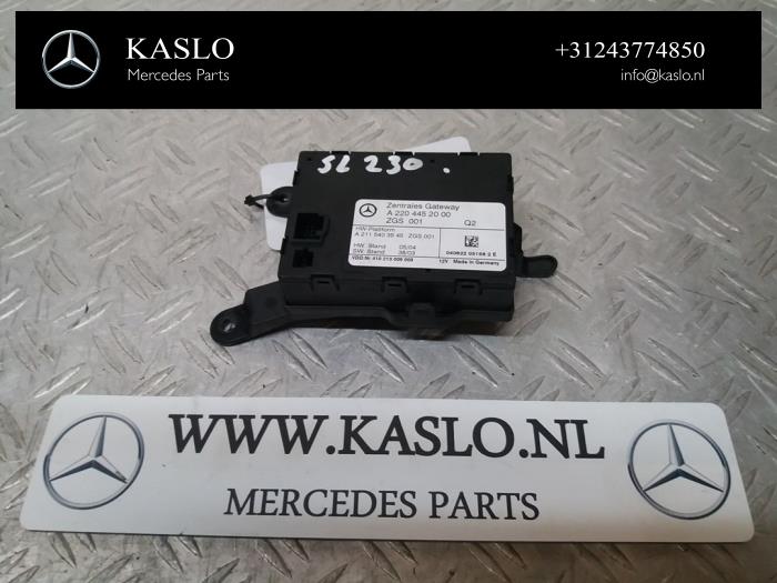 Używane Modul gateway Mercedes SL (R230) 3.7 SL-350 V6 18V Cena € 75,00 Procedura marży oferowane przez kaslo auto parts