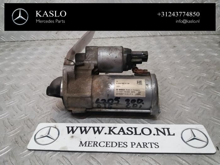 Used Starter Mercedes C (W205) C-200 1.6 CDI BlueTEC, C-200 d 16V Price € 100,00 Margin scheme offered by kaslo auto parts