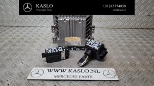 Ignition lock + computer from a Mercedes-Benz A (W176) 1.5 A-180 CDI, A-180d 16V 2013