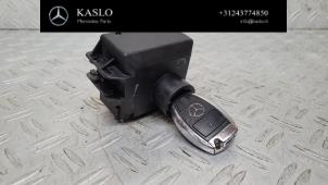 Ignition lock + computer from a Mercedes-Benz A (W176) 1.5 A-180 CDI, A-180d 16V 2012