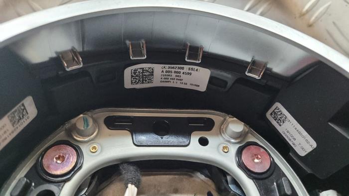 Steering wheel from a Mercedes-Benz C (W205) C-300d 2.0 Turbo 16V 2020