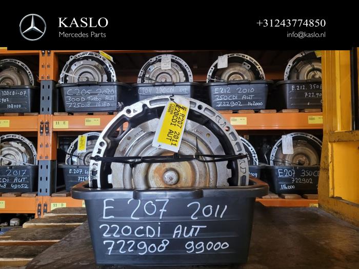 Gebrauchte Getriebe Mercedes E (R207) E-220 CDI 16V BlueEfficiency Preis € 1.250,00 Margenregelung angeboten von kaslo auto parts