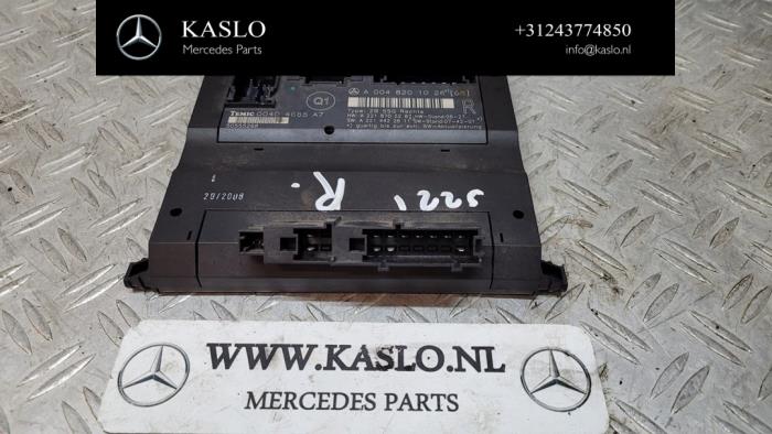 Begagnade Sätesdator Mercedes S (W221) 3.0 S-320 CDI 24V Pris € 40,00 Marginaltabell erbjuds av kaslo auto parts