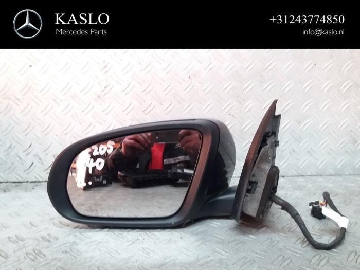 Wing mirror, left from a Mercedes-Benz C Estate (S205) C-220 CDI BlueTEC, C-220 d 2.2 16V 2016
