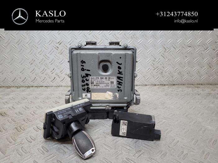 Used Ignition lock + computer Mercedes C (W205) C-200 2.0 CGI 16V Price € 350,00 Margin scheme offered by kaslo auto parts