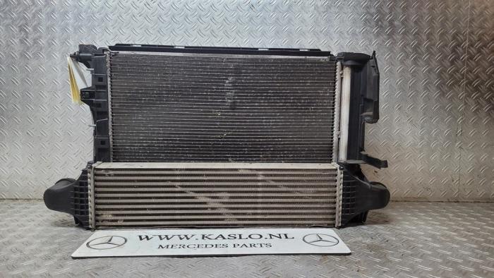 Ventilador de radiador de un Mercedes-Benz B (W246,242) 1.5 B-180 CDI 16V 2014