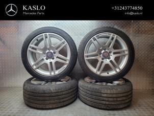 Used Sport rims set + tires Mercedes C (W204) 1.8 C-250 CGI 16V Price € 400,00 Margin scheme offered by kaslo auto parts