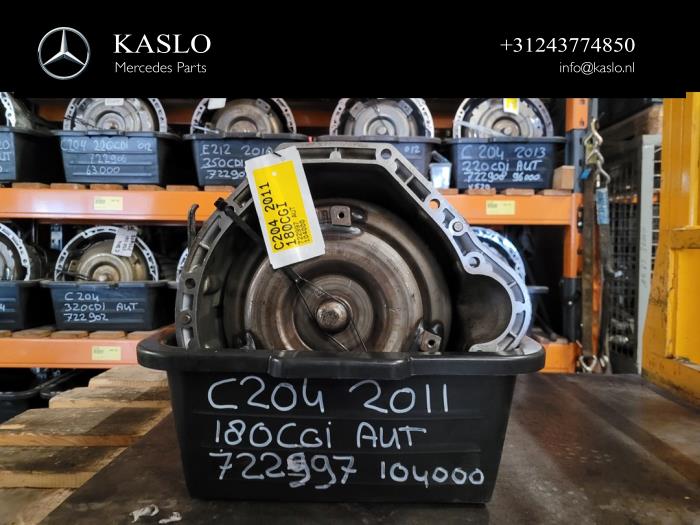 Gebrauchte Getriebe Mercedes C (C204) 1.8 C-180 CGI 16V BlueEfficiency Preis € 1.250,00 Margenregelung angeboten von kaslo auto parts