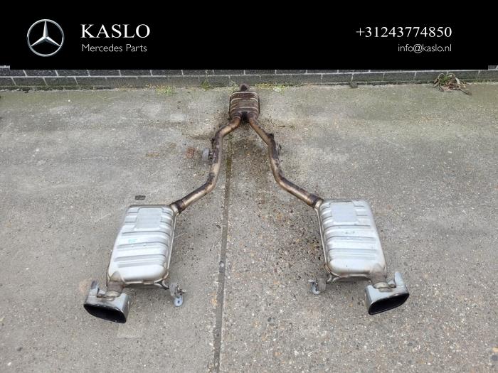 Gebrauchte Auspuff Enddämpfer Mercedes SLK (R172) 1.8 250 16V BlueEFFICIENCY Preis € 300,00 Margenregelung angeboten von kaslo auto parts