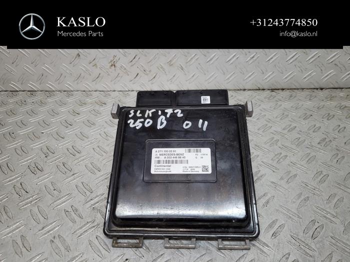 Ignition lock + computer from a Mercedes-Benz SLK (R172) 1.8 250 16V BlueEFFICIENCY 2011