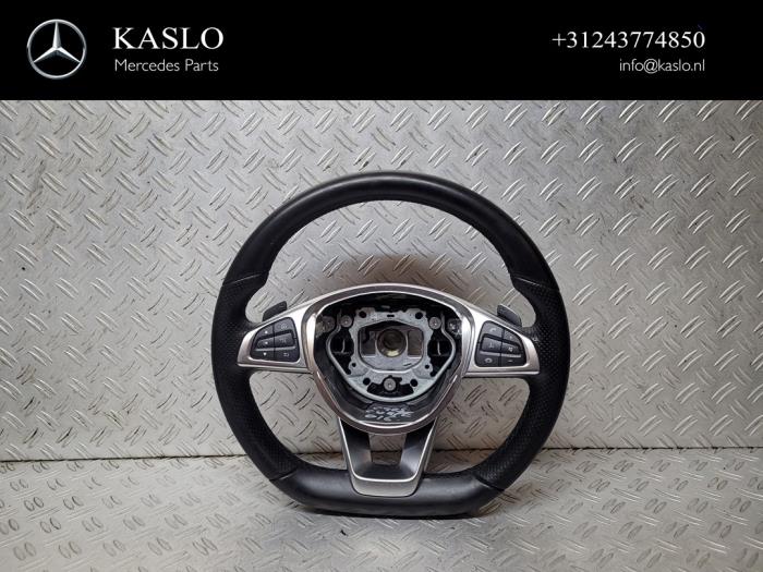 Steering wheel from a Mercedes-Benz C (C205) C-250d 2.2 16V BlueTEC 2016