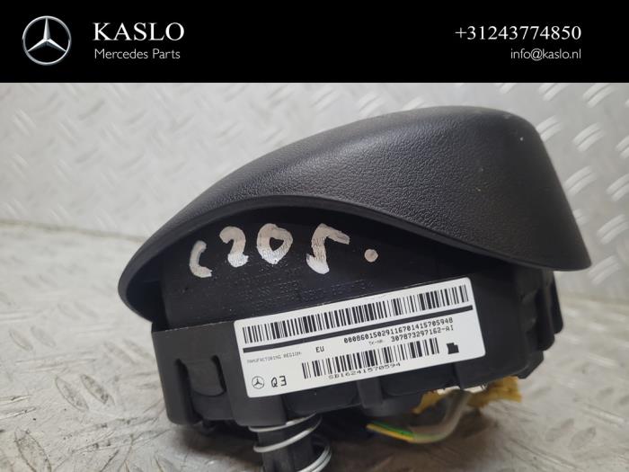 Left airbag (steering wheel) from a Mercedes-Benz C (W205) C-220 2.2 CDI BlueTEC, C-220 d 16V 2015