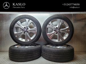 Used Sport rims set + tires Mercedes C (W205) C-200 2.0 CGI 16V Price € 450,00 Margin scheme offered by kaslo auto parts