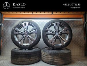 Used Sport rims set + tires Mercedes C (W205) C-350 e 2.0 16V Price € 225,00 Margin scheme offered by kaslo auto parts