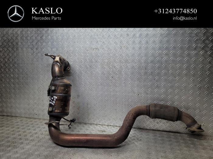 Catalytic converter from a Mercedes-Benz B (W246,242) 1.6 B-180 BlueEFFICIENCY Turbo 16V 2018
