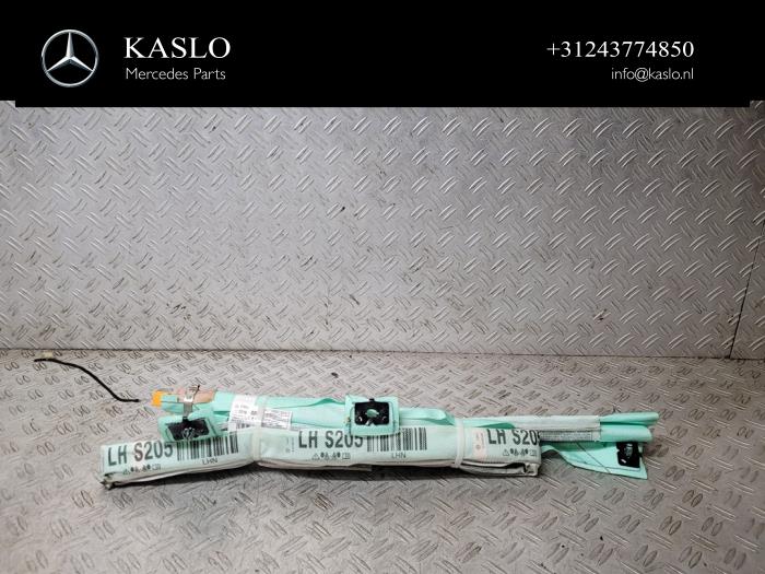 Używane Kurtyna lewa Mercedes C Estate (S205) C-350 e 2.0 16V Cena € 100,00 Procedura marży oferowane przez kaslo auto parts