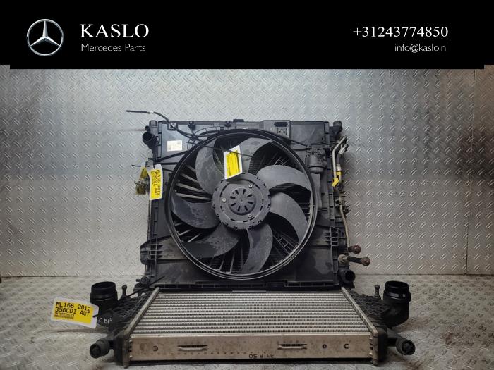 Used Radiator fan Mercedes ML III (166) 3.0 ML-350 BlueTEC V6 24V 4-Matic Price € 300,00 Margin scheme offered by kaslo auto parts