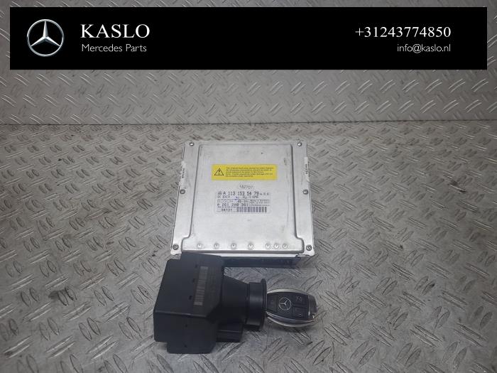 Used Ignition lock + computer Mercedes SL (R230) 5.0 SL-500 V8 24V Price € 350,00 Margin scheme offered by kaslo auto parts