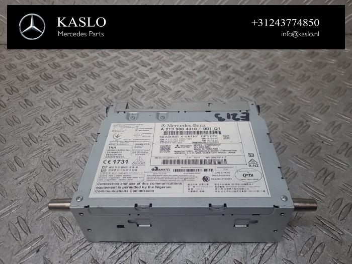 Usagé Module navigation Mercedes E (W213) E-220d 2.0 Turbo Prix € 500,00 Règlement à la marge proposé par kaslo auto parts