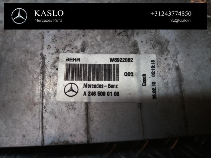 Usagé Intercooler Mercedes B (W246/W242) 1.8 B-180 CDI BlueEFFICIENCY 16V Prix € 100,00 Règlement à la marge proposé par kaslo auto parts