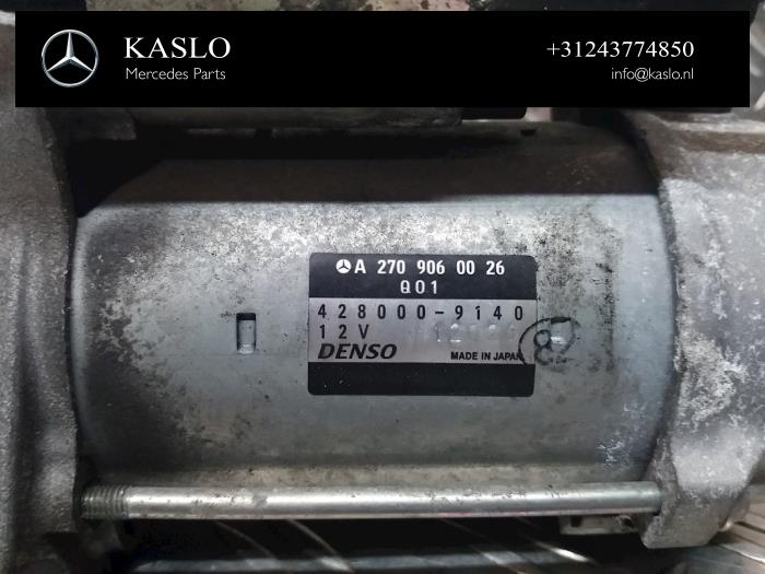 Startmotor från en Mercedes-Benz A (W176) 1.5 A-180 CDI, A-180d 16V 2014