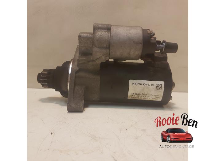Begagnade Startmotor Mercedes B (W246/W242) 1.6 B-180 BlueEFFICIENCY Turbo 16V Pris € 25,00 Marginaltabell erbjuds av Rooie Ben autodemontage