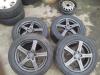 Sport rims set + tires from a Peugeot 508 SW (8E/8U), 2010 / 2018 1.6 e-HDi 16V, Combi/o, Diesel, 1.560cc, 82kW (111pk), FWD, DV6C; 9HR; 9HL, 2010-11 / 2018-12 2012