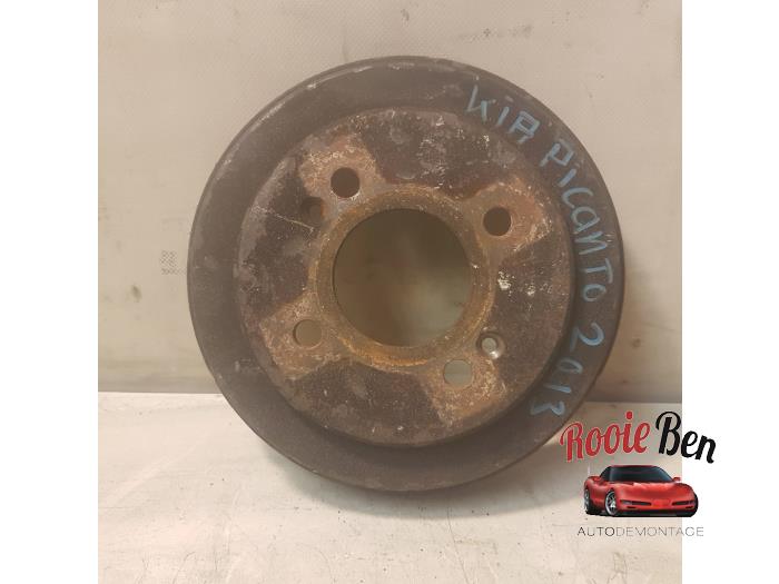 Używane Hamulec bebnowy tyl Kia Picanto (TA) 1.0 12V Cena € 10,00 Procedura marży oferowane przez Rooie Ben autodemontage