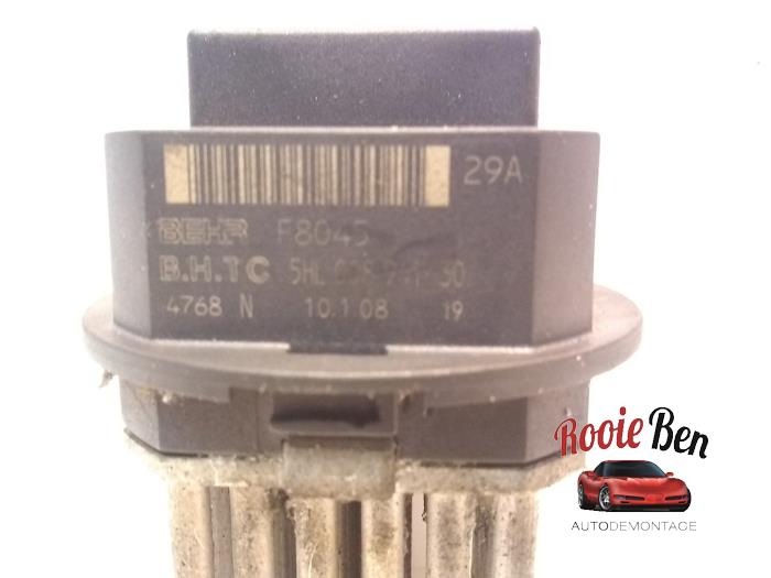 Heater resistor from a Mercedes-Benz C (W204) 2.2 C-220 CDI 16V 2008
