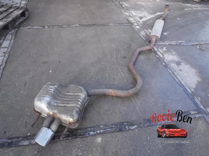 Exhaust (complete) from a Saab 9-3 II (YS3F) 2.0T 16V BioPower 2007