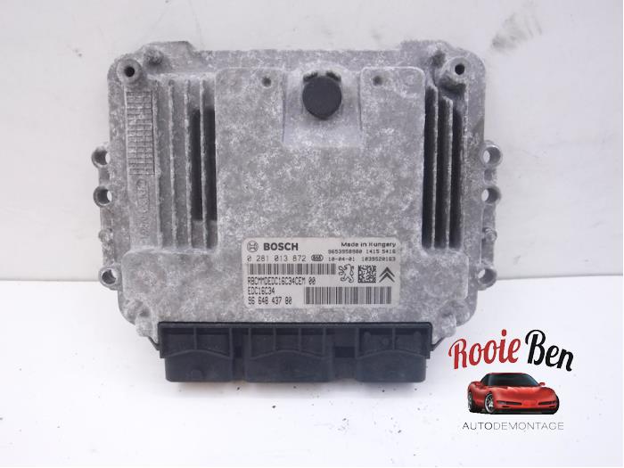 Used Engine management computer Citroen Berlingo Cinqspace, Multispace 1.6 Hdi 16V 90 Price € 100,00 Margin scheme offered by Rooie Ben autodemontage