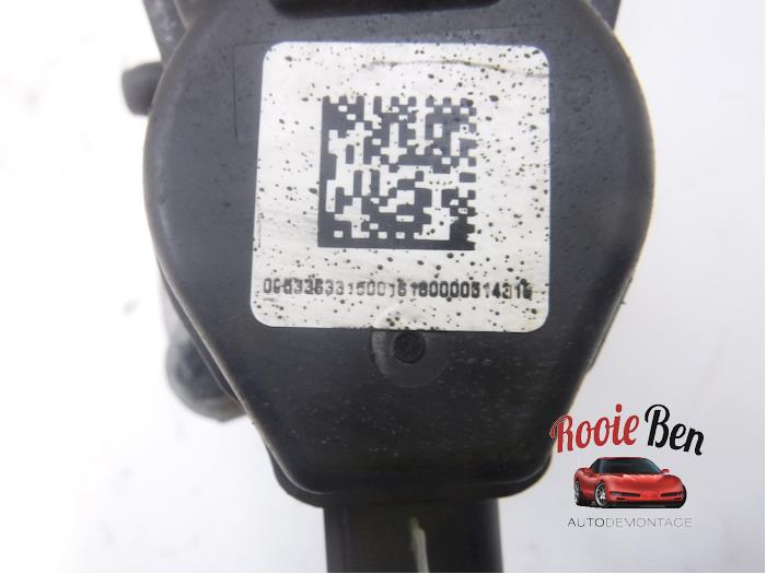Rear brake calliper, left from a Jeep Compass (MP) 1.4 Multi Air2 16V 4x4 2019