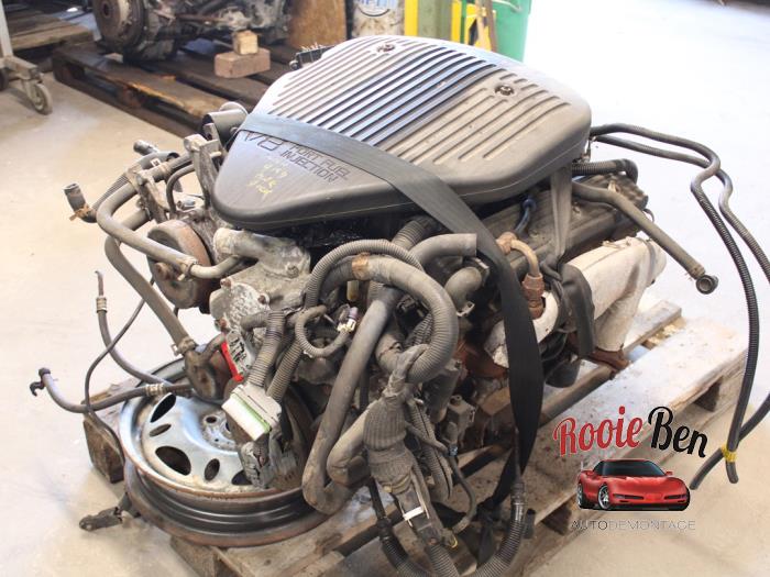 Motor van een Buick Roadmaster Wagon 5.7i V8 1996
