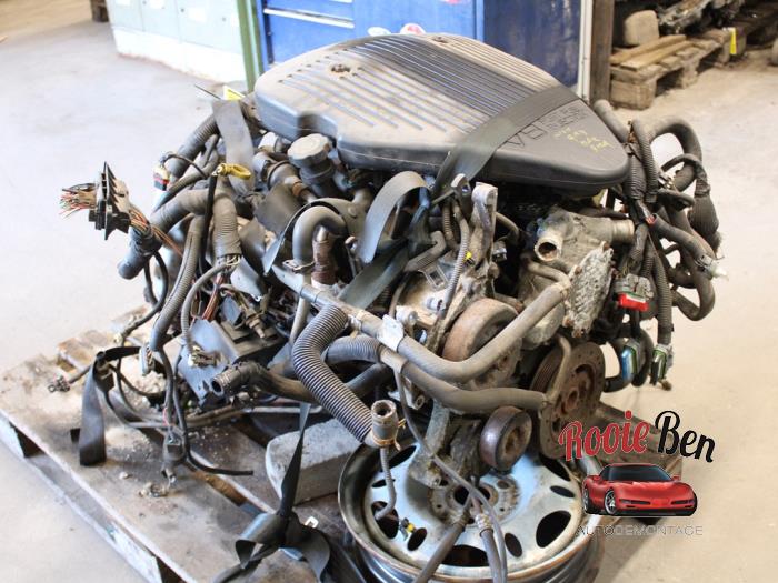 Motor van een Buick Roadmaster Wagon 5.7i V8 1996
