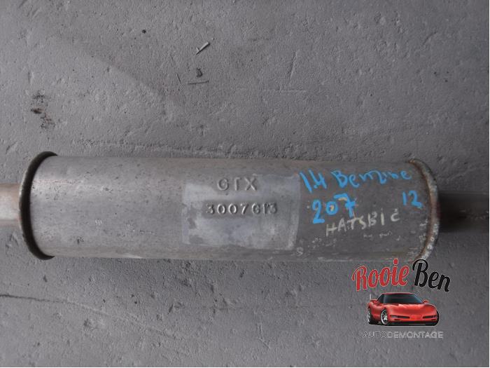 Gebrauchte Auspuff Mitteldämpfer Peugeot 207/207+ (WA/WC/WM) 1.4 16V Preis € 30,00 Margenregelung angeboten von Rooie Ben autodemontage