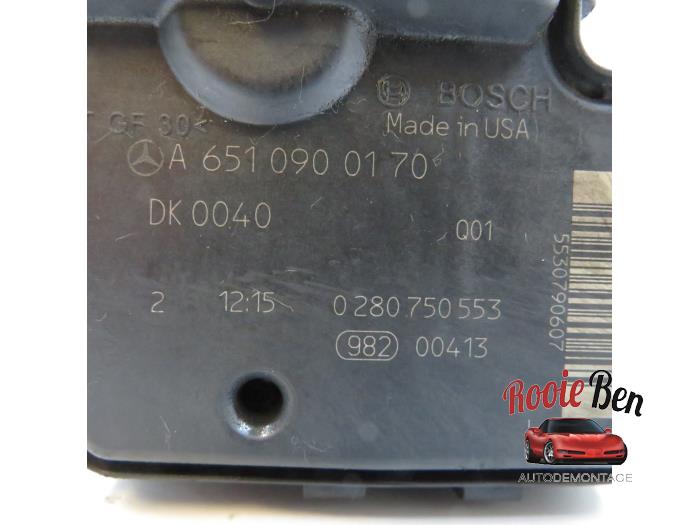 Drosselklappengehäuse van een Jeep Patriot (MK74) 2.2 CRD 16V 4x4 2012
