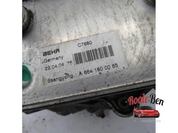 Obudowa filtra oleju z SsangYong Rexton 2.7 Xdi RX/RJ 270 16V 2008